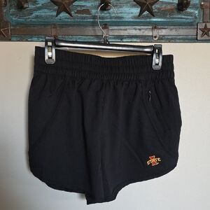 Iowa State Women's Black Athletic Shorts